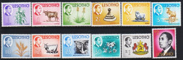 1967. LESOTHO. Country Motives And Products, Complete Set With 12 Stamps. Never Hinged.  (Michel 25-36) - JF544640 - Lesotho (1966-...)