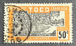 FRT0136U7 - Agriculture - Cocoa Plantation - 50 C Used Stamp - French Togo - 1924 - Usados