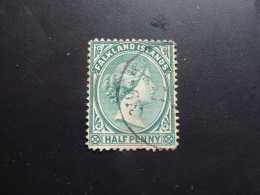 FALKLAND  -VR- 1891-96 Oblitéré- VERT - Falkland Islands