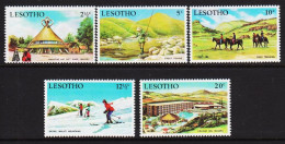 1970. LESOTHO. Tourism, Complete Set With 5 Stamps. Never Hinged.  (Michel 86-90) - JF544657 - Lesotho (1966-...)