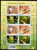 POLAND 2024 BIRDS OF POLISH PARKS  MS USED - Oblitérés