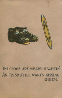 LANCS - THI CLOGS ARE WEARY O' WAITIN'   La4399 - Autres & Non Classés