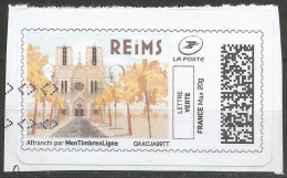 MON TIMBRE EN LIGNE  EN COULEUR OBLITERE - Used Stamps