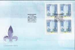 2007. ÅLAND. EUROPA Scout In 4block On FDC.  (Michel 281) - JF544676 - Ålandinseln