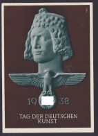 Deutsches Reich Propaganda Künstler Privatganzsache Sign. RK Tag Der Deutschen - Lettres & Documents