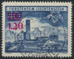 Liechtenstein 310 Sauber Gestempelt Kirche In Bendern Mit Aufdruck Kat 100,00 - Lettres & Documents