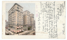 US 30 - 7738 St. LOUIS, Lanters Hotel, Litho, U.S. - Old Postcard - Used - 1903 - St Louis – Missouri