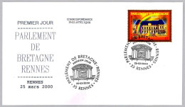 Parlamento De Bretaña - Rennes - RELOJ DE SOL - SUNDIAL. Rennes 2000 - Relojería