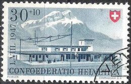 Schweiz Suisse PRO PATRIA 1947: FLÜELEN Zu WII 37 Mi 483 Yv 440 Mit Eck-Stempel Von VEVEY (Zu CHF 18.00) - Usados