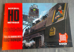 Magazine Revue Ancien Catalogue JOUEF SNCF 1968-1969 Réseaux HO TRAIN LOCO Modèles Réduits Circuit Routier Record 64NEUF - Sonstige & Ohne Zuordnung
