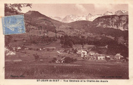 FRANCE - Saint Jean De Sixt - Vue Générale De La Ville Et La Chaîne Des Aravis - Carte Postale Ancienne - Saint-Jean-de-Sixt