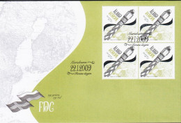 2009. ÅLAND. EUROPA In 4block On FDC.  (Michel 304) - JF544712 - Aland