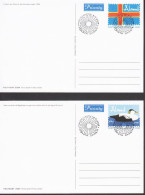 2009. ÅLAND. POSTKORT In Complete Set With 2 Cards With FDC Cancel.  - JF544718 - Aland