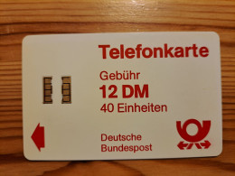 Phonecard Germany P-01-1986 Deutsche Bundespost - P & PD-Serie : Sportello Della D. Telekom