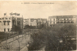 TUNISIE - BIZERTE - 6 - Avenue D'Algérie Et Le Cercle Militaire - Collection Régence. Leroux Alger. - Tunesien