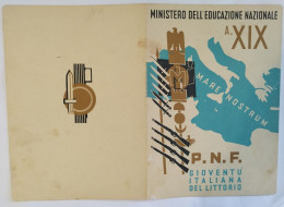 Bp154 Pagella Fascista Regno D'italia Opera Balilla Masera Verbania - Diplomas Y Calificaciones Escolares