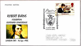 Poeta ROBERT BURNS. London 1985 - Scrittori