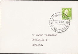 1942. DANMARK. CHRISTIAN X 15 ØRE On FDC KØBENHAVN 10.11.42.   (Michel 270) - JF544738 - FDC