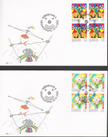 2002. DANMARK. EUROPA Circus Complete Set In 4blocks On FDC 15.5.2002.  (Michel 1310-1311) - JF544777 - Covers & Documents