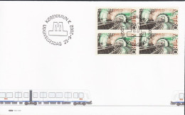 2002. DANMARK. METRO In 4block On FDC 25.9.2002.  (Michel 1320) - JF544783 - Brieven En Documenten