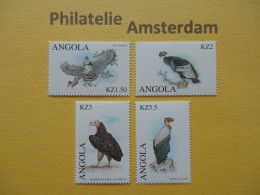 Angola 2000, FAUNA BIRDS RAPTORS GREIFVOGEL ROOFVOGELS RAPACES: Mi 1501-04, ** - Arends & Roofvogels