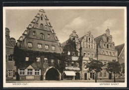 AK Weiden / Oberpfalz, Historische Häuser Am Unteren Markt  - Weiden I. D. Oberpfalz