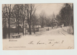 CPA - 68 - MULHOUSE - Berggasse Très Beau Cliché Ancien Voy En 1901 Timbre Allemand Bel état - Ajaccio