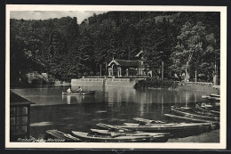 AK Freiburg I. B., Waldsee Mit Ruderbooten  - Freiburg I. Br.