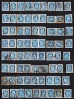 1910. NORGE.  Posthorn. 60 ØRE. Selection With 72 Stamps From Old Dealer Stock. Some Different... (Michel 88) - JF544798 - Used Stamps