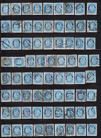 1910. NORGE.  Posthorn. 60 ØRE. Selection With 72 Stamps From Old Dealer Stock. Some Different... (Michel 88) - JF544799 - Used Stamps