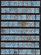 1910. NORGE.  Posthorn. 60 ØRE. Selection With 72 Stamps From Old Dealer Stock. Some Different... (Michel 88) - JF544800 - Gebraucht