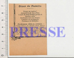 Doc Vintage Perdreaux Rôtis Au Cresson Plante Recette Cuisine Perdreau Volaille à La Broche Extrait Viande Liebig 231YN - Non Classificati