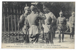 MEZIERES (08) - Occupation Allemande 1914-18 - Revue Des Boys-Scouts Passée Par Le Komprinz En Juin 1918 - Otros & Sin Clasificación