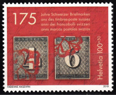 Suisse Helvetia 2457 Philatelie - Briefmarken Auf Briefmarken