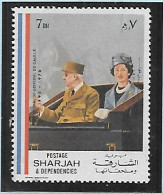 08	23 146		Émirats Arabes Unis - SHARJAH - De Gaulle (Generaal)