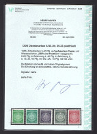 DDR. Dienstmarken A Mi.-Nr. 29-33 Postfrisch, FA. Mayer - Altri & Non Classificati