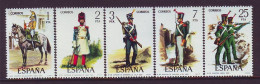 SPAIN 2243-2247,unused - Militares