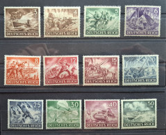 Wehrmacht I, Deutsches Reich 1943, Mi 831-42 MNH(postfrisch) - Lettres & Documents