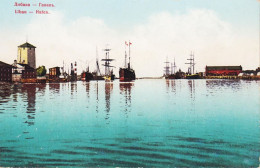 1910. LATVIJA. Libau Hafen. Beautiful Card With Ship And Harbour Motives. - JF544835 - Lettonie