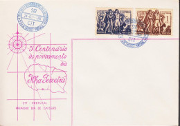 1951. PORTUGAL. Terceira In  Complete Set With 2 Stamps On FDC.  (Michel 766-767) - JF544846 - FDC