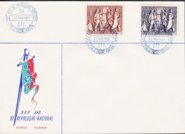 1951. PORTUGAL. Revolucao In Complete Set With 2 Stamps On FDC.  (Michel 768-769) - JF544849 - FDC