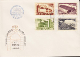 1952. PORTUGAL. 100 Years For The Ministry For Public Work. Complete Set With 4 Stamps On... (Michel 784-787) - JF544856 - FDC