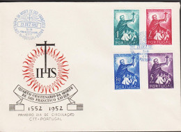 1952. PORTUGAL. Franz Xaver. Complete Set With 4 Stamps On FDC.  (Michel 788-791) - JF544859 - FDC