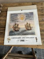 Kalender Calendrier Calendar Cartography And Navigation 1988 - Grossformat : 1981-90