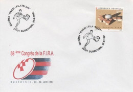 Croatia, Rugby, 58th FIRA Kongres Dubrovnik 1997, Stamp Exibition - Rugby