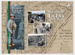 Portugal 4350/51 WWI, Bataille De La Lys 1918, Poste Radio, Tranchées - Guerre Mondiale (Première)