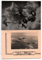 CARTE DE VOEUX ARMEE DE LAIR AVIATION ESCADRILLE ESCADRE 1950 - Aviazione