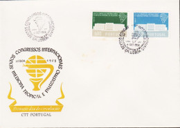 1958. PORTUGAL. Congress For Tropemedicin. Complete Set With 2 Stamps On FDC.  (Michel 868-869) - JF544880 - FDC