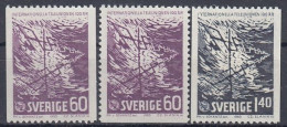 SWEDEN 534-535,unused - Télécom