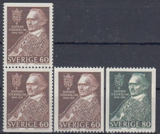 SWEDEN 544-545,unused - Prix Nobel